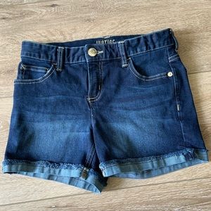 Justice jean shorts